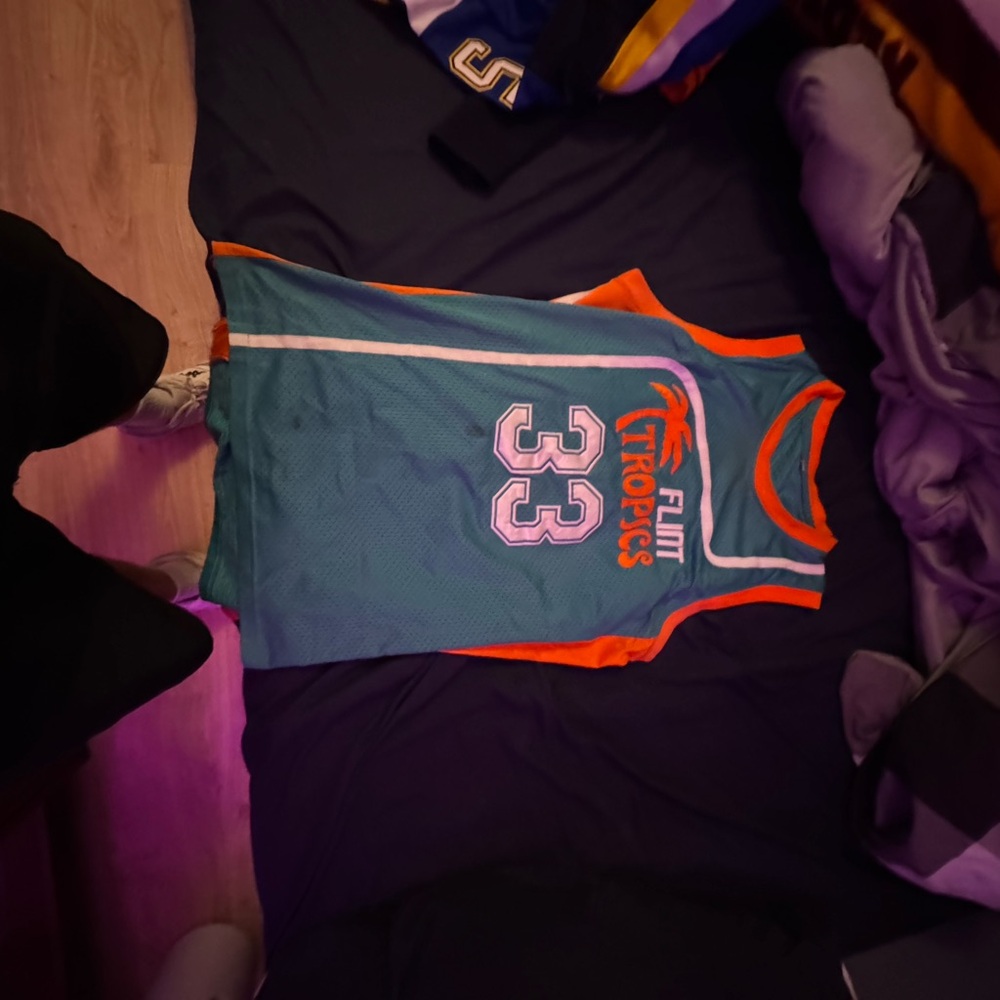 Two Tropic Thunder Basketball Jerseys from the movie Tropic Thunder!